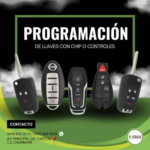 Cerrajeria Caurimare - Programación de llaves
