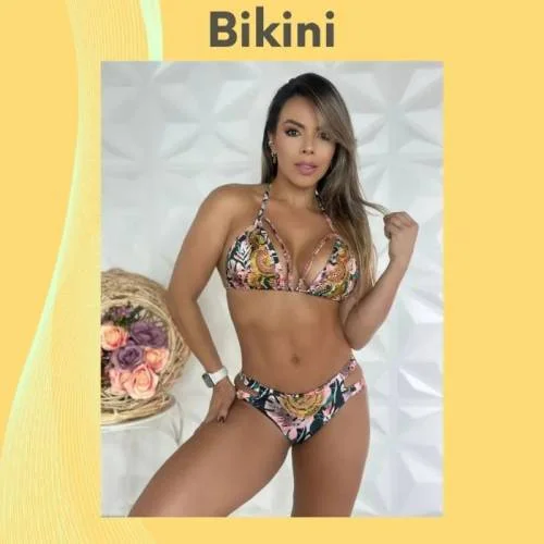 Bikini Bordado Croptop