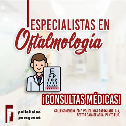Contamos con especialistas en Oftalmología